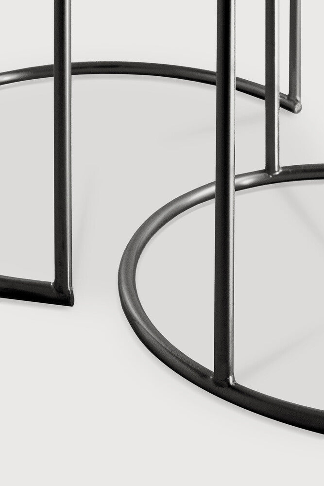 ethnicraft nesting salontafelset bronze onderstel