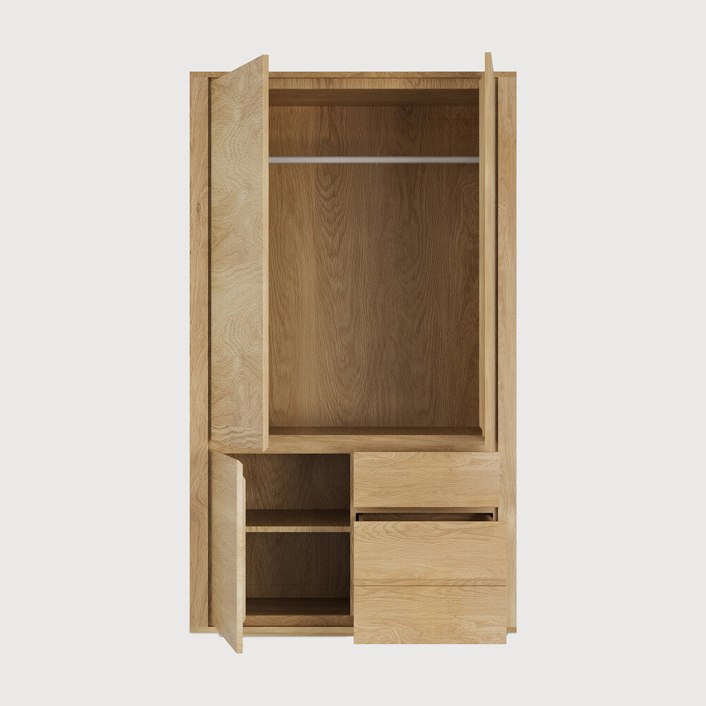 ethnicraft shadow opbergkast met lades open