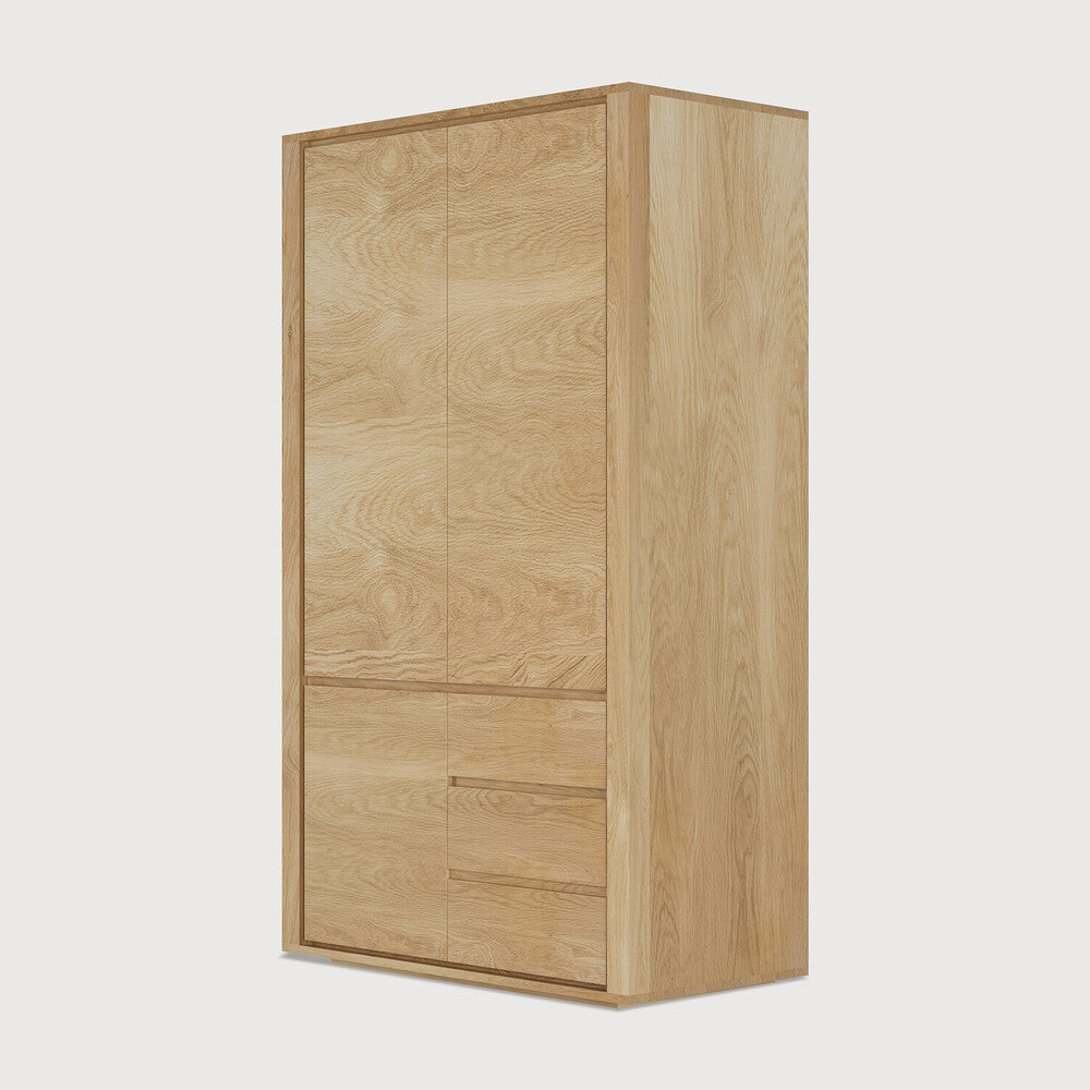 ethnicraft shadow opbergkast met lades schuin