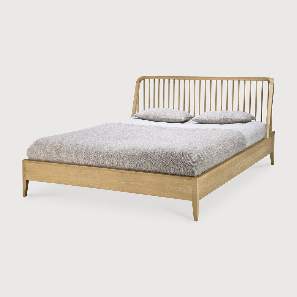 ethnicraft spindle bed eiken