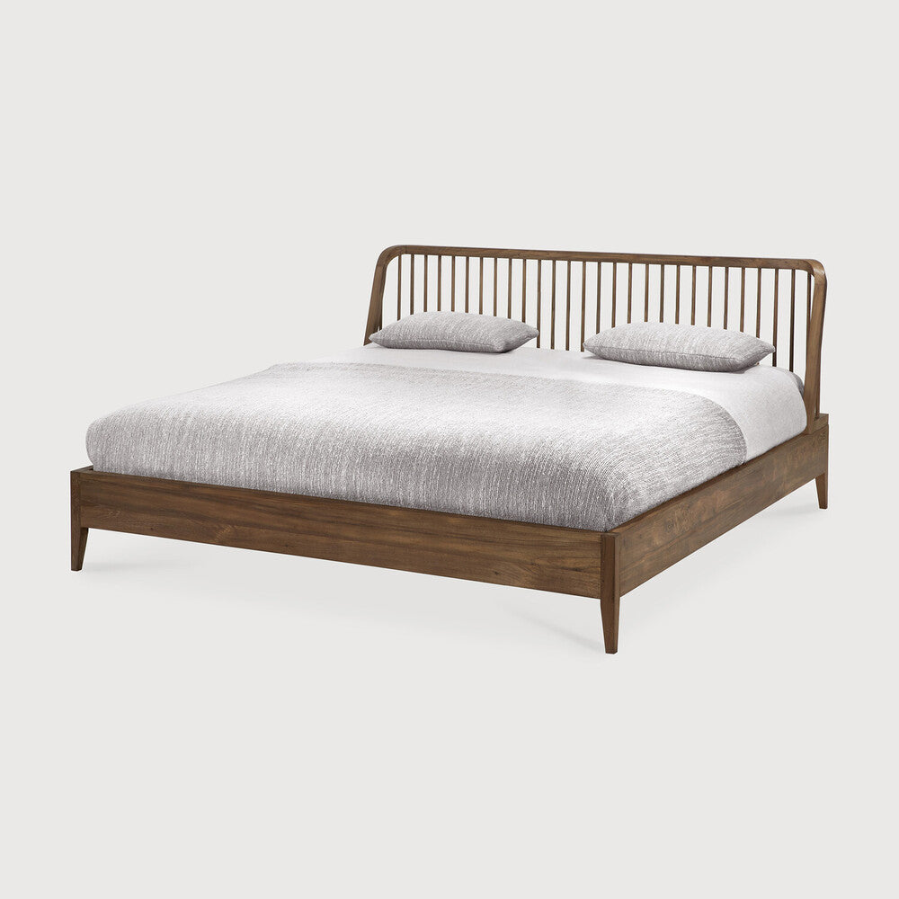 ethnicraft spindle bed teak