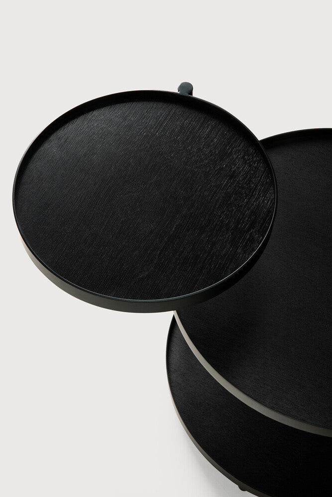 ethnicraft swivel dienblad bijzettafel