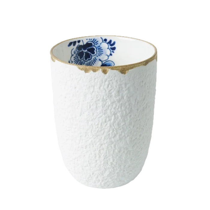 Heinen Delfts Blauw Blauw Bloesem Cappuccino mok