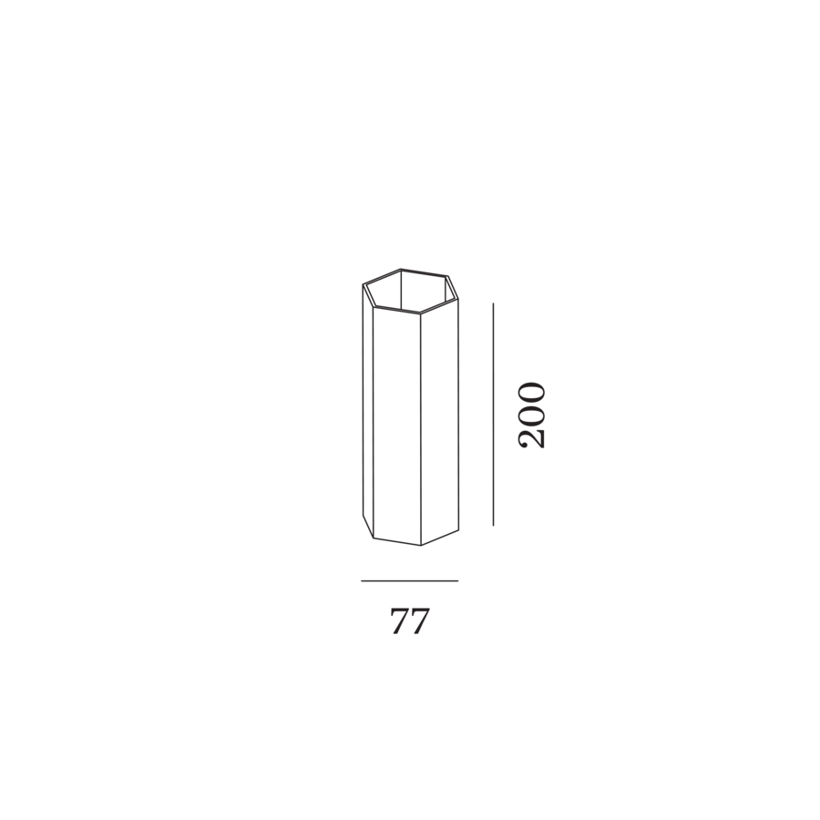 Wever & Ducré HEXO mini wandlamp