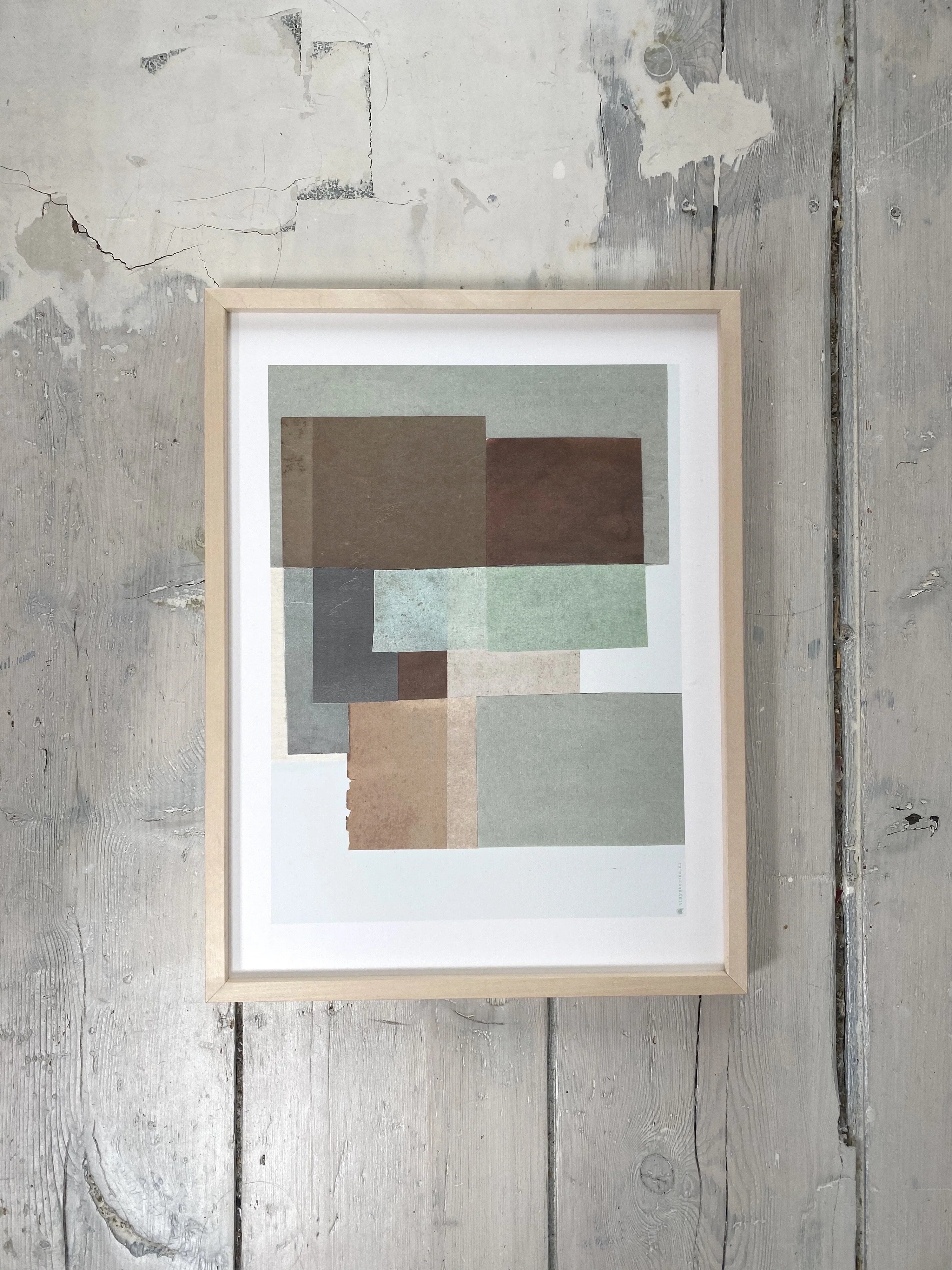 TinyStories Poster met Lijst - Jade - Kavel 84