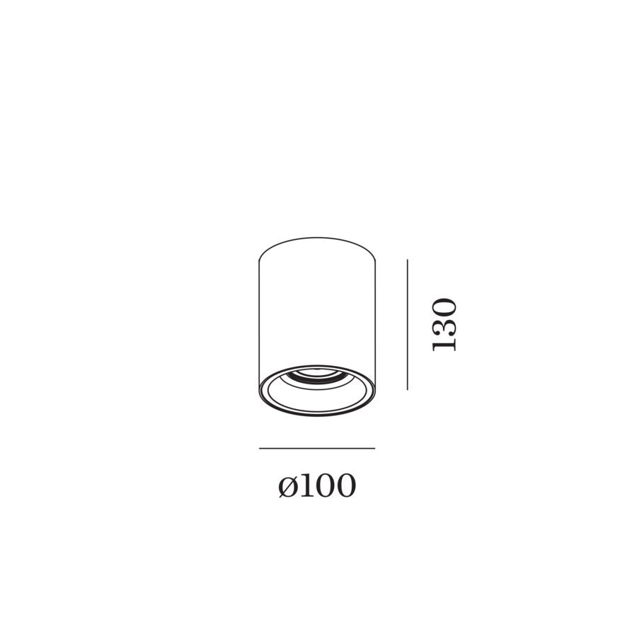 Wever & Ducré SOLID opbouwspot