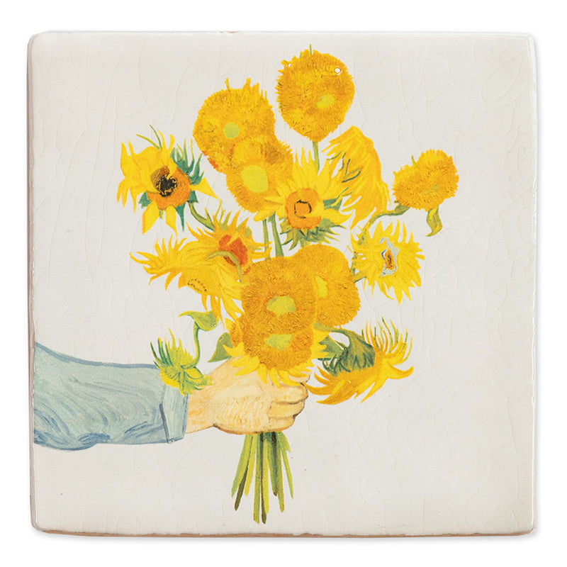 Sunflowers - Van Gogh - tegeltje