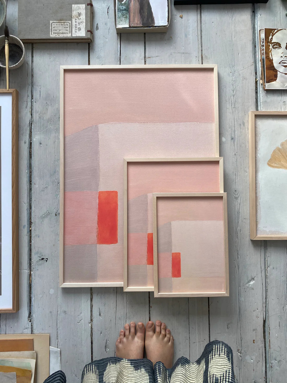 TinyStories Poster met Lijst - Chalk & Tangerine