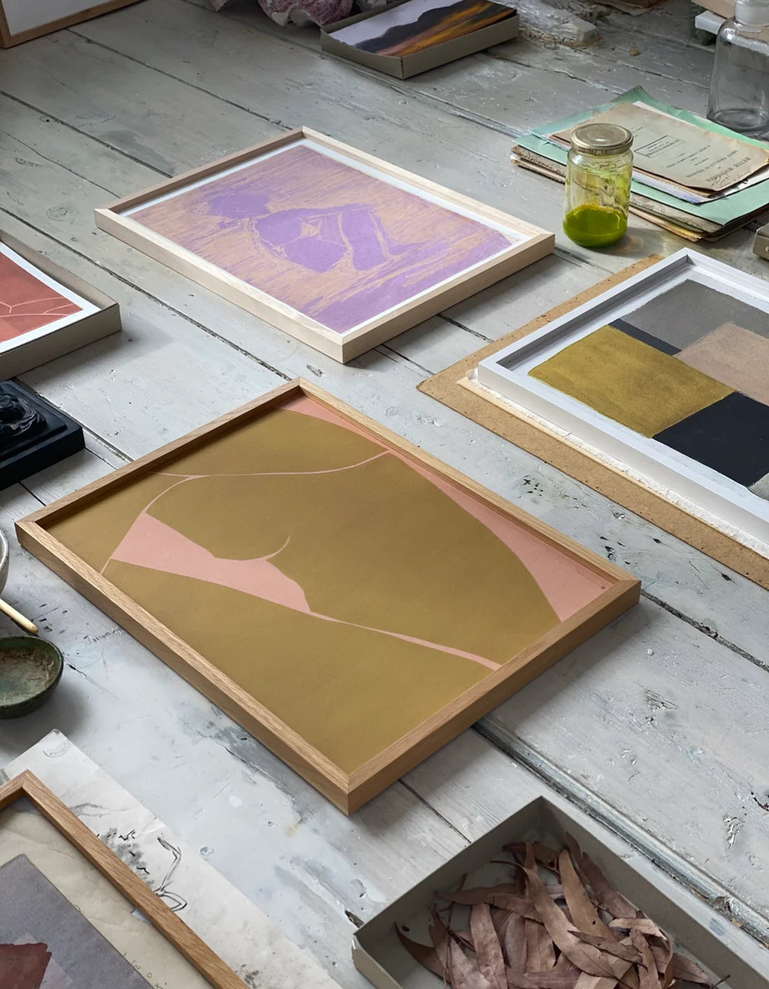 TinyStories Poster met Lijst - Curcuma