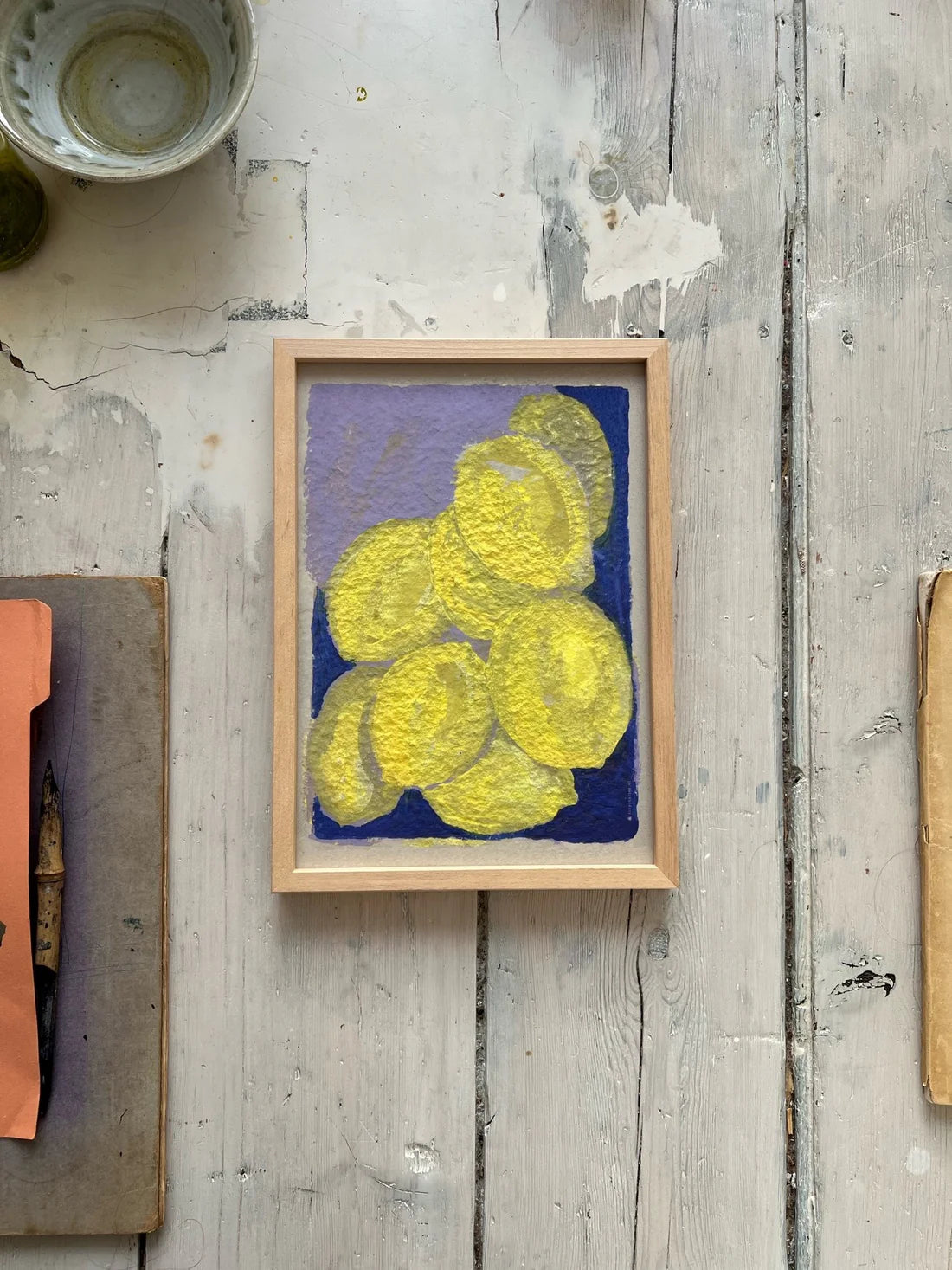 TinyStories Poster met Lijst - Citrons a L'Indigo