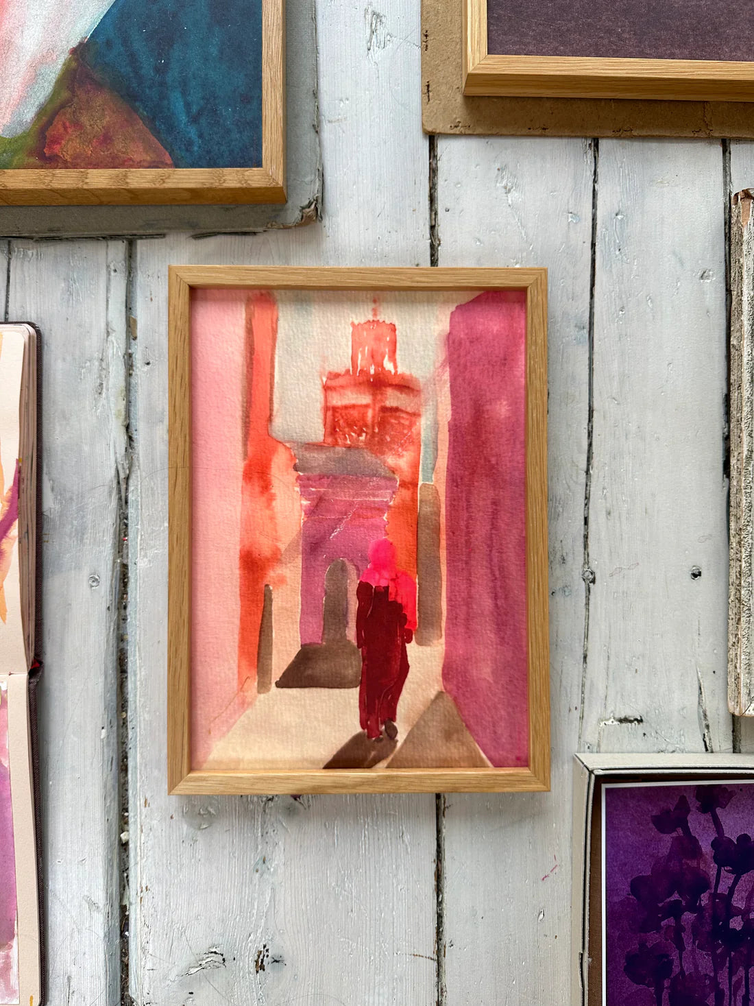 TinyStories Poster met Lijst - Dans les Rues de Marrakech