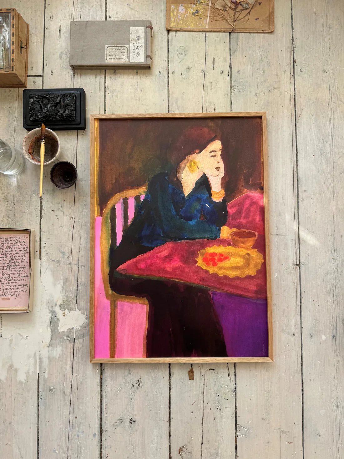 TinyStories Poster met Lijst - Lemon Raspberry Pie