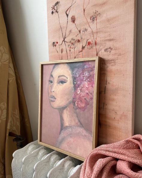 TinyStories Poster met Lijst - Sakura