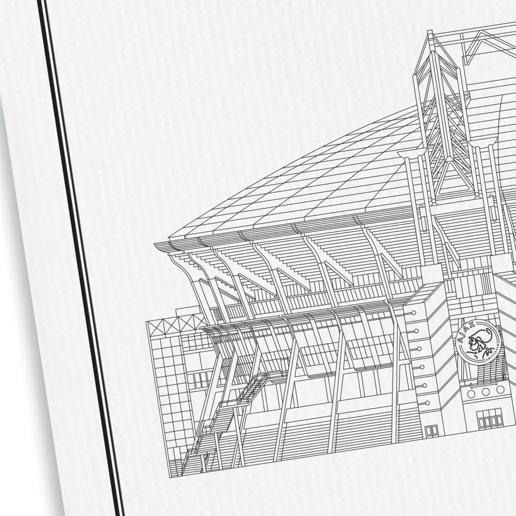 WIJCK. Poster AFC Ajax - Johan Cruijff Arena