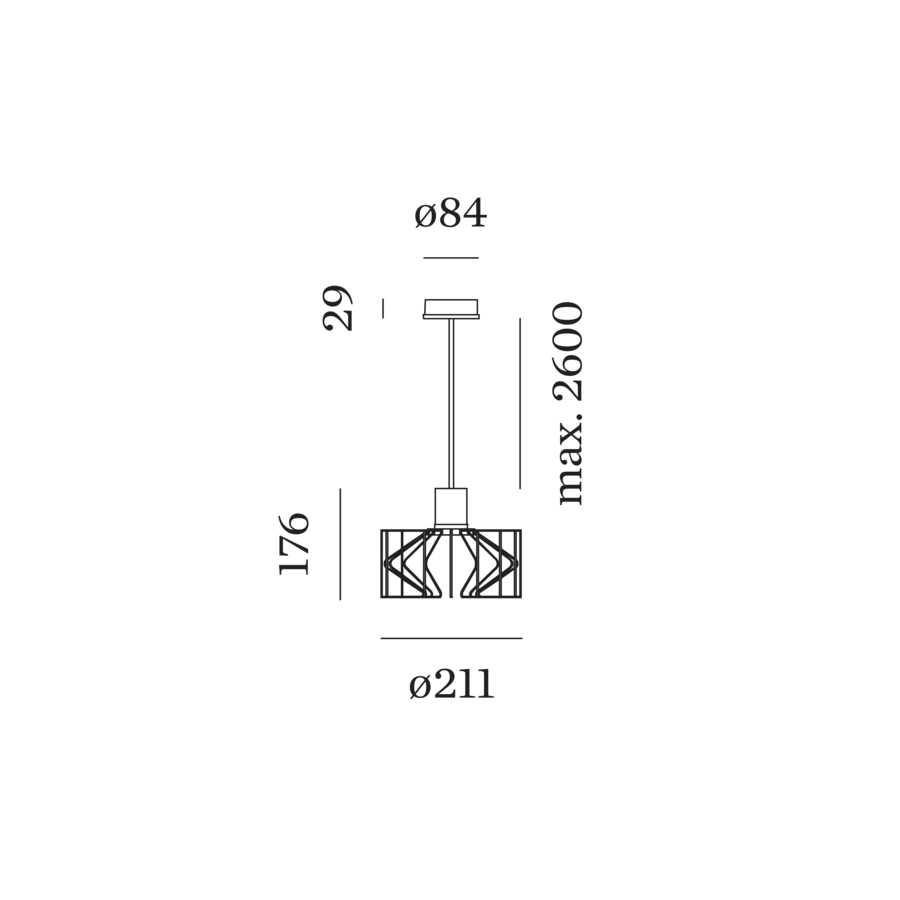 Wever & Ducré WIRO hanglamp