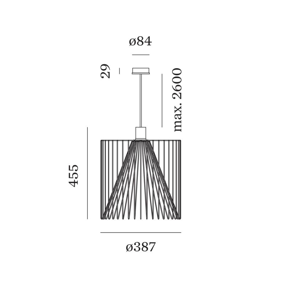 Wever & Ducré WIRO hanglamp