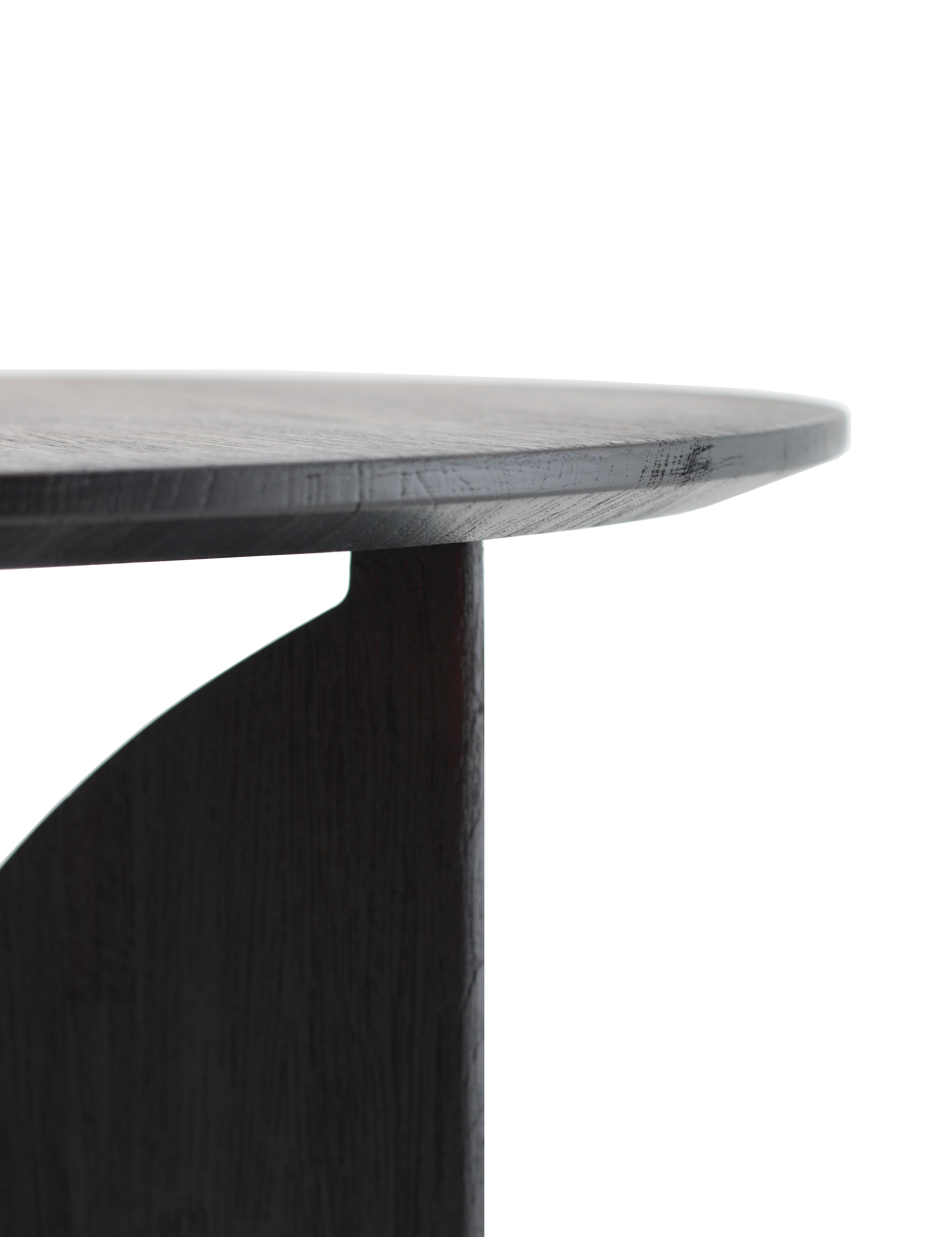 Ethnicraft Bijzettafel Fin zwart