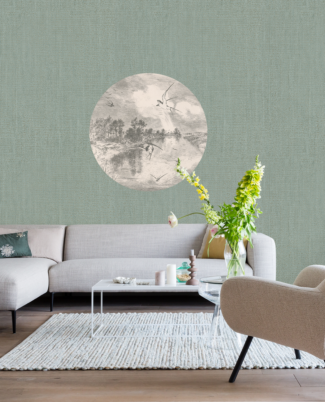 Eijffinger muursticker vogels