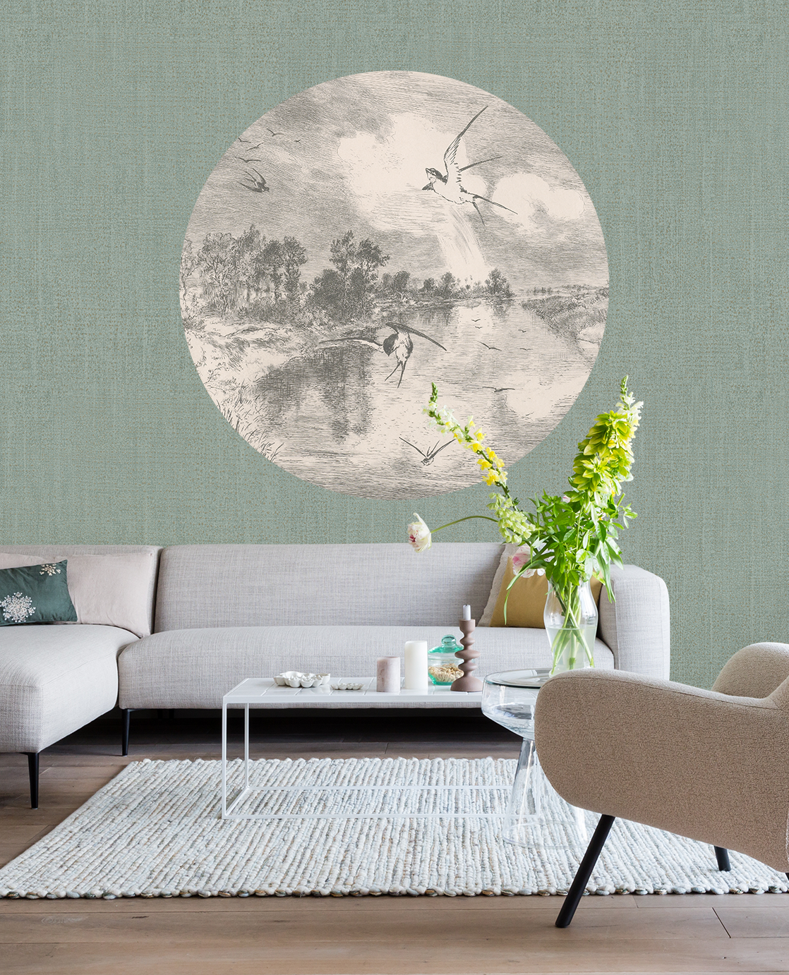 Eijffinger muursticker vogels