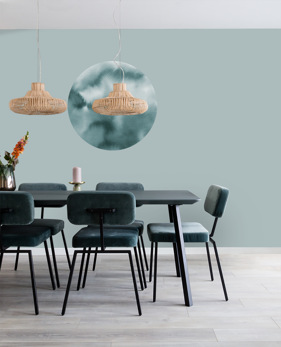 Eijffinger muursticker blauw