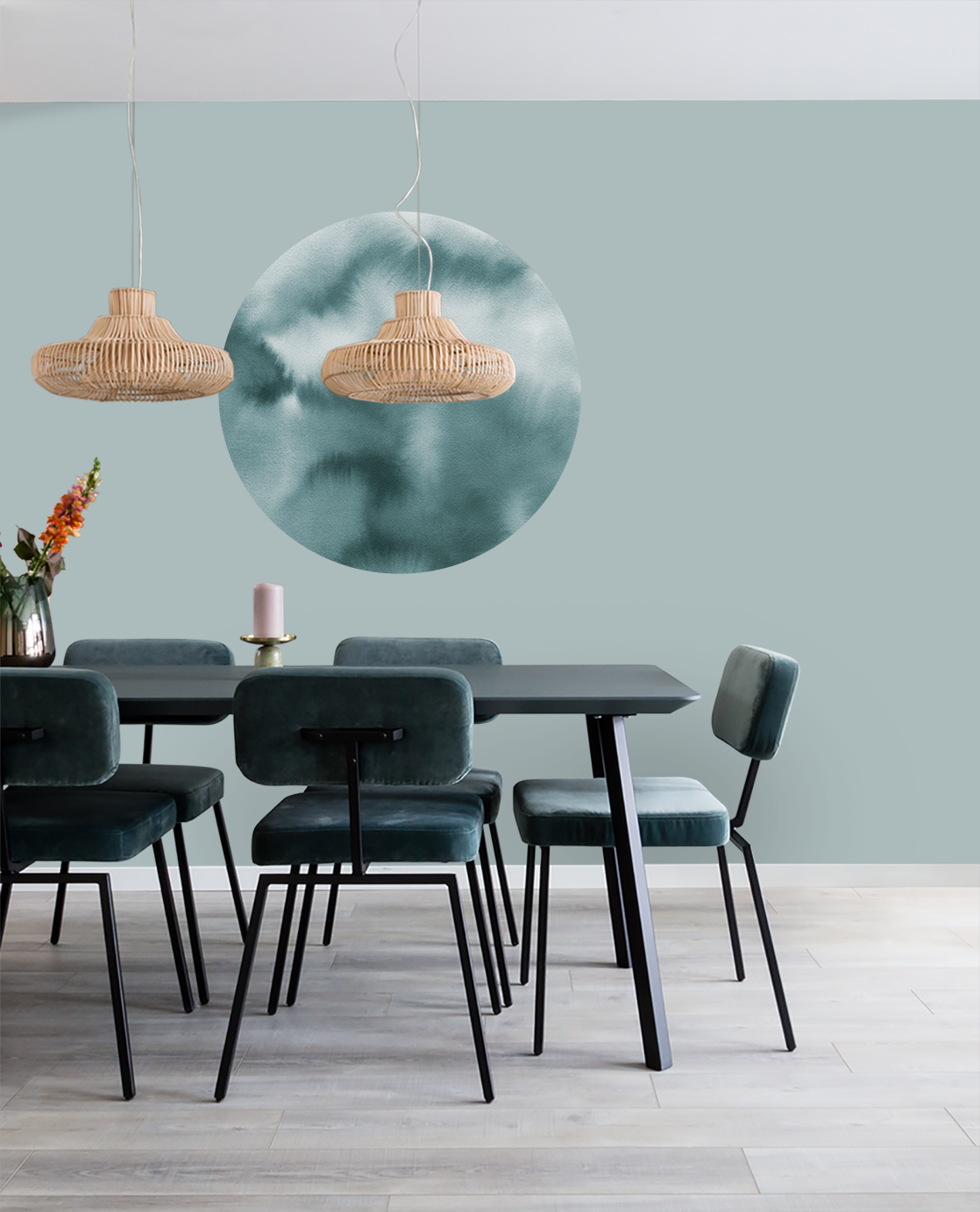 Eijffinger muursticker blauw