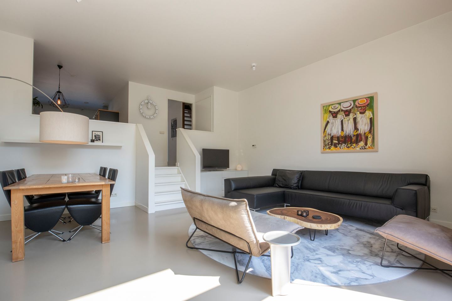 Tarkett vloerkleed Marmerlook wit