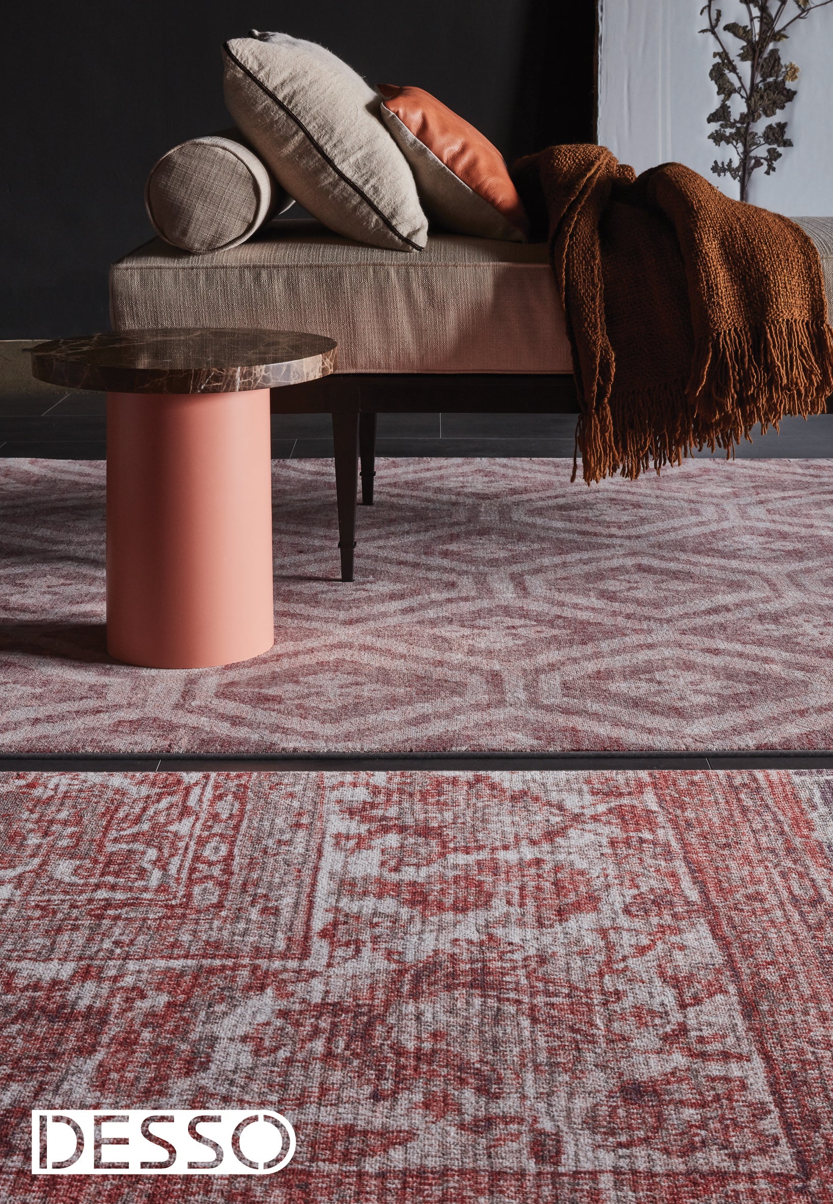 Tarkett vloerkleed Desso&Ex rood