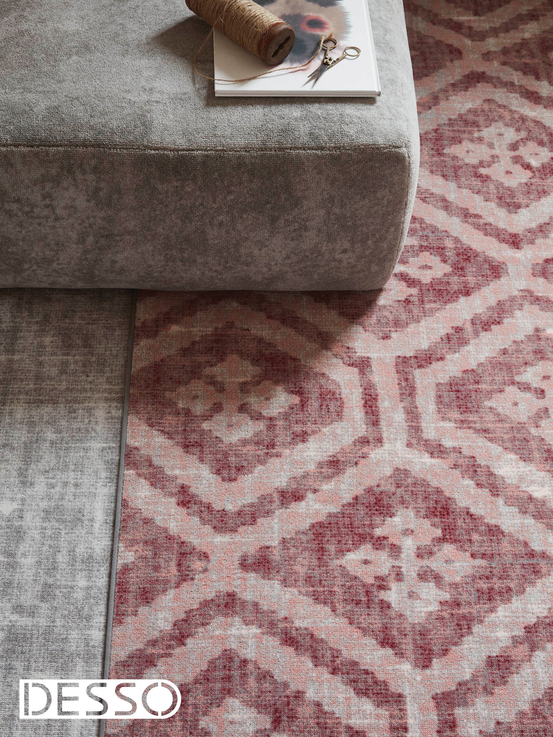 Tarkett vloerkleed Geometrisch rood