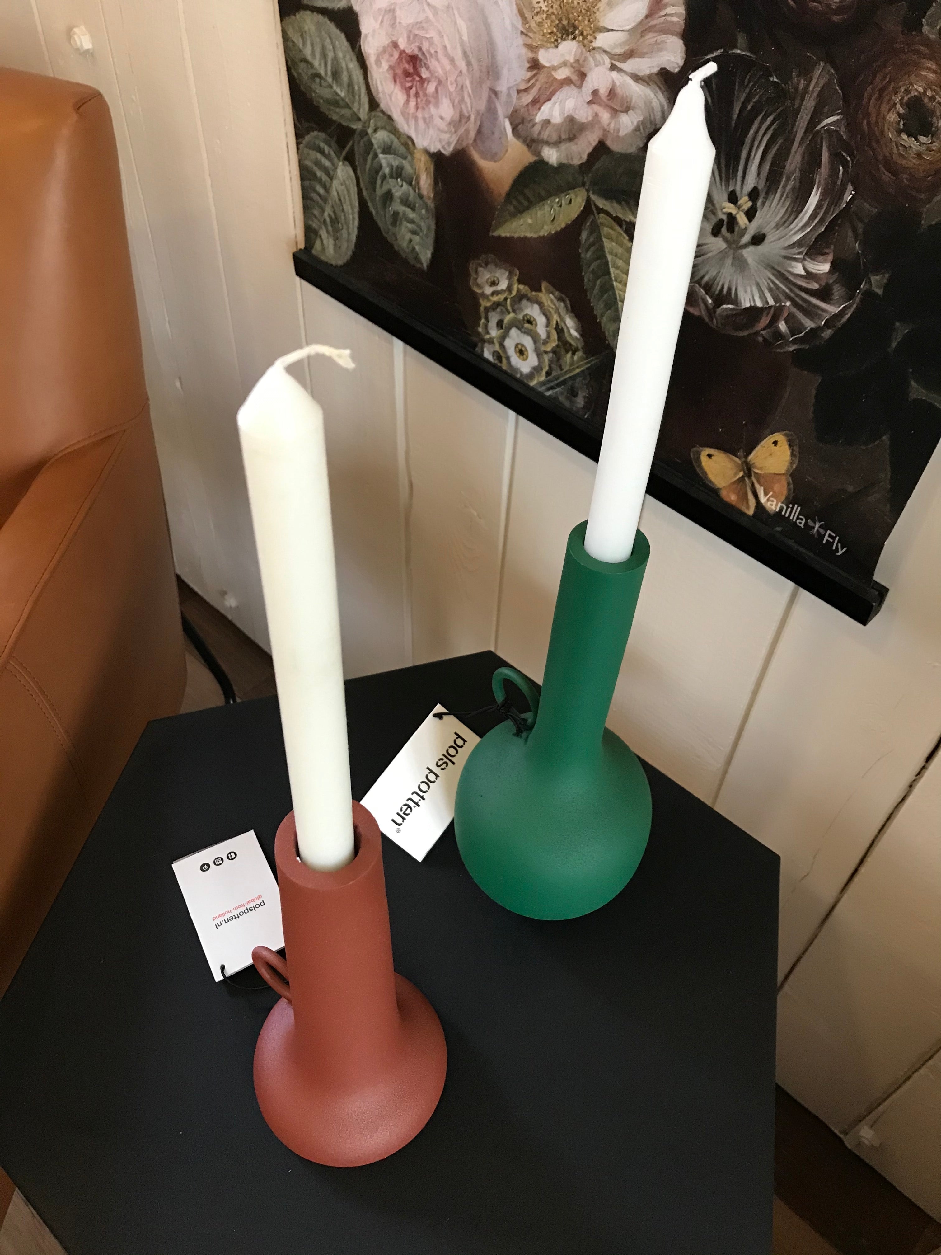 Pols Potten kandelaar Spartan groen