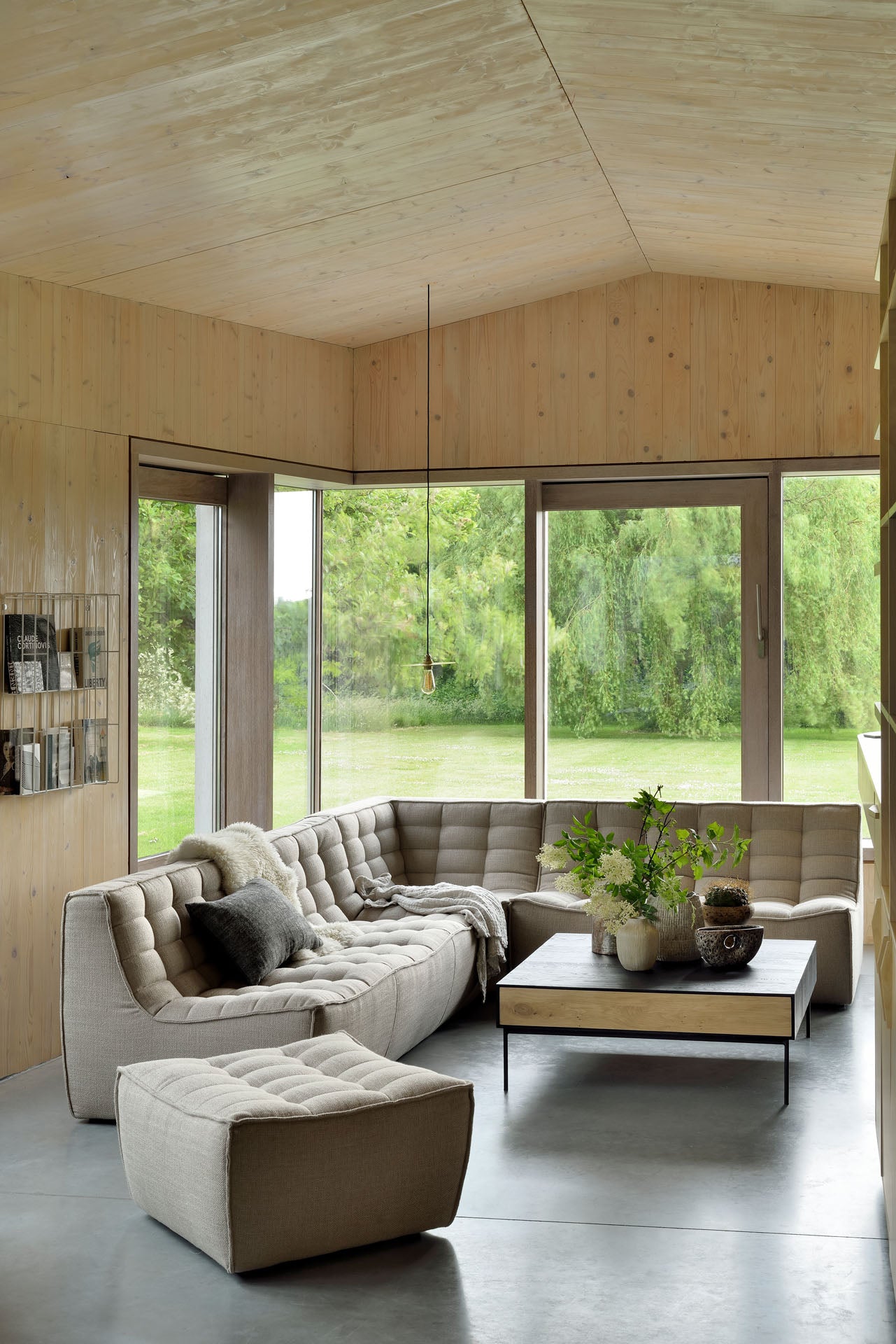 Ethnicraft Poef/Voetenbank N701