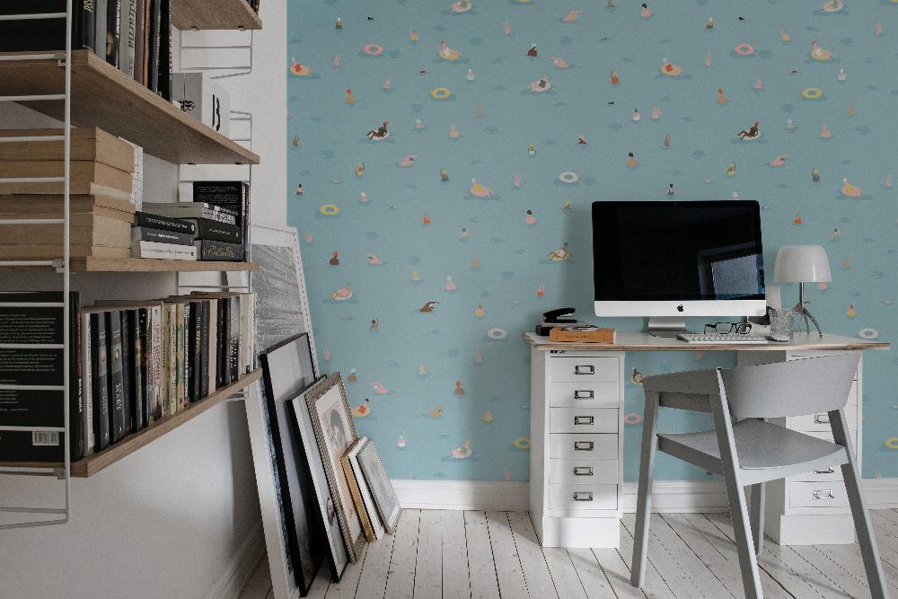 Rebel Walls Zwemmen in "The Bay"