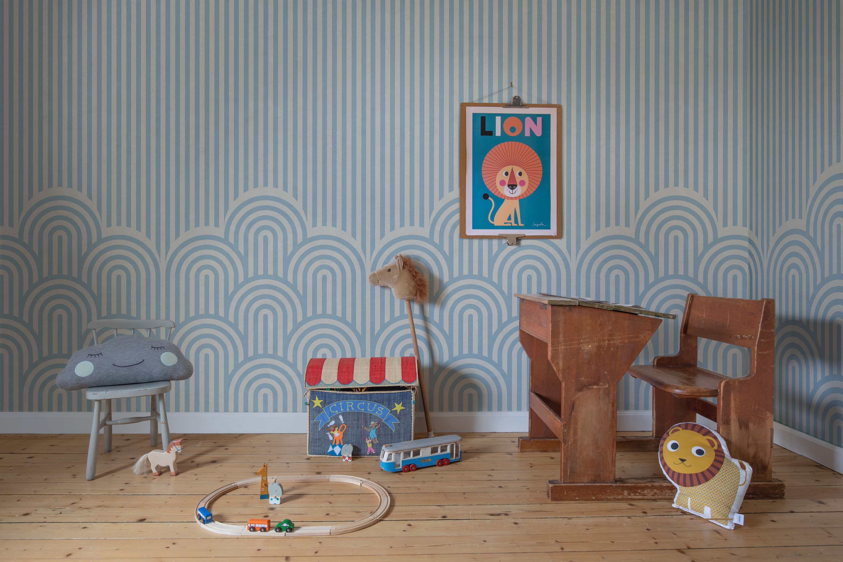 Rebel Walls Gestreept "Hilltops"