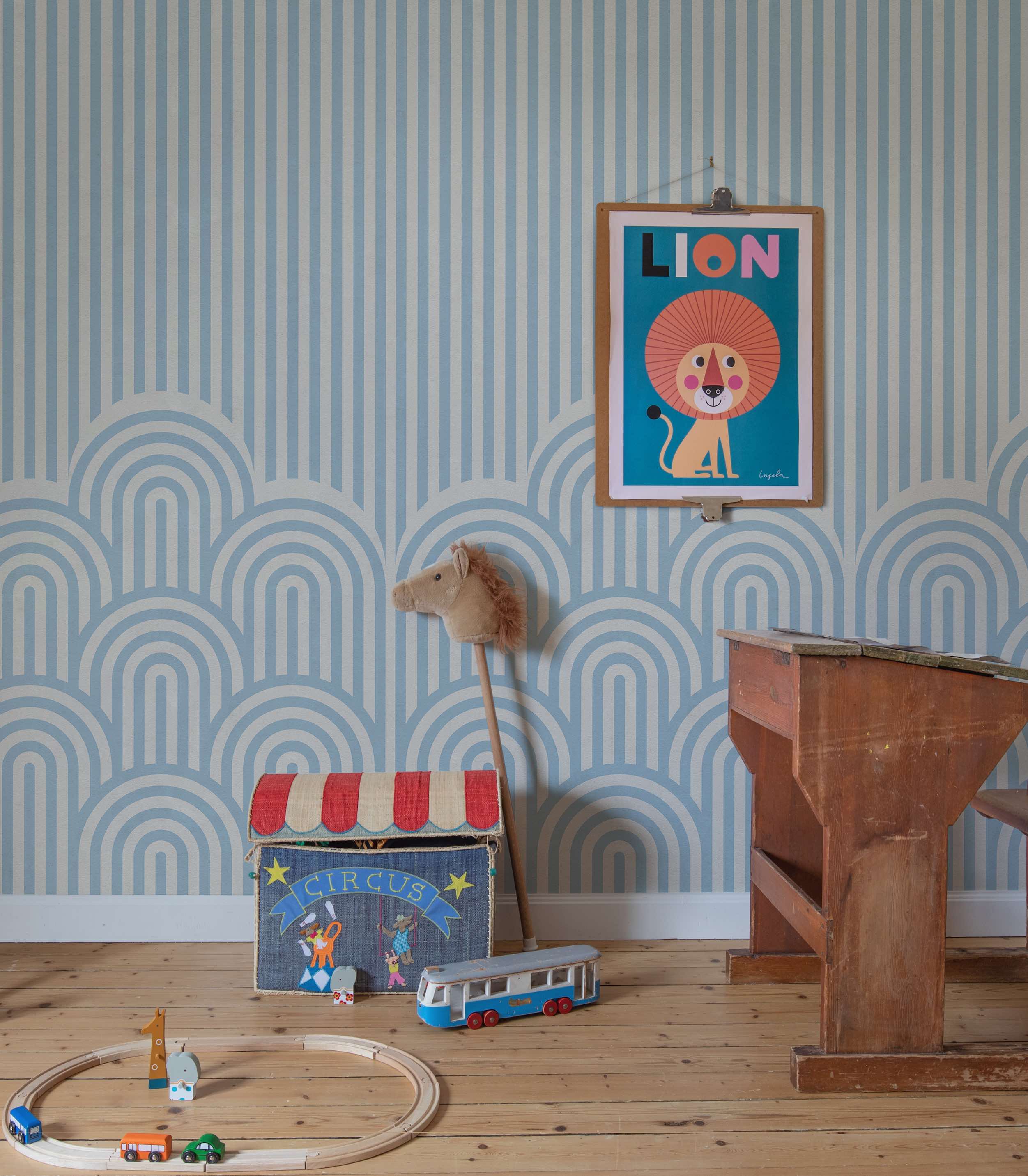 Rebel Walls Gestreept "Hilltops"