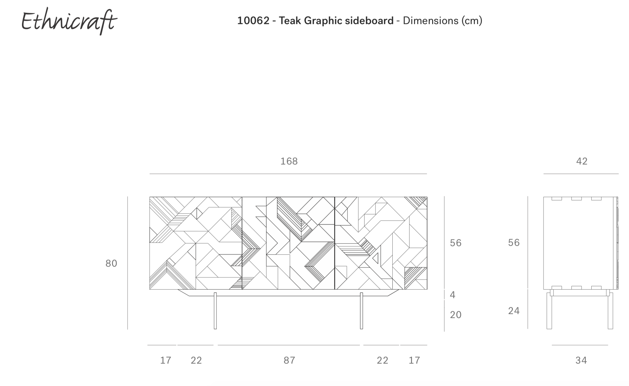 Ethnicraft Graphic Dressoir