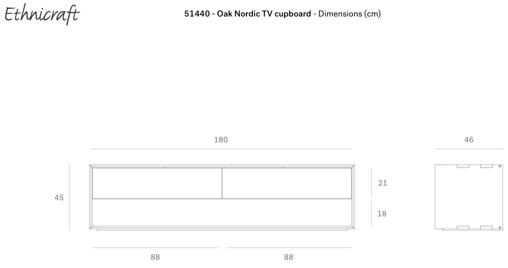Ethnicraft Nordic TV-meubel