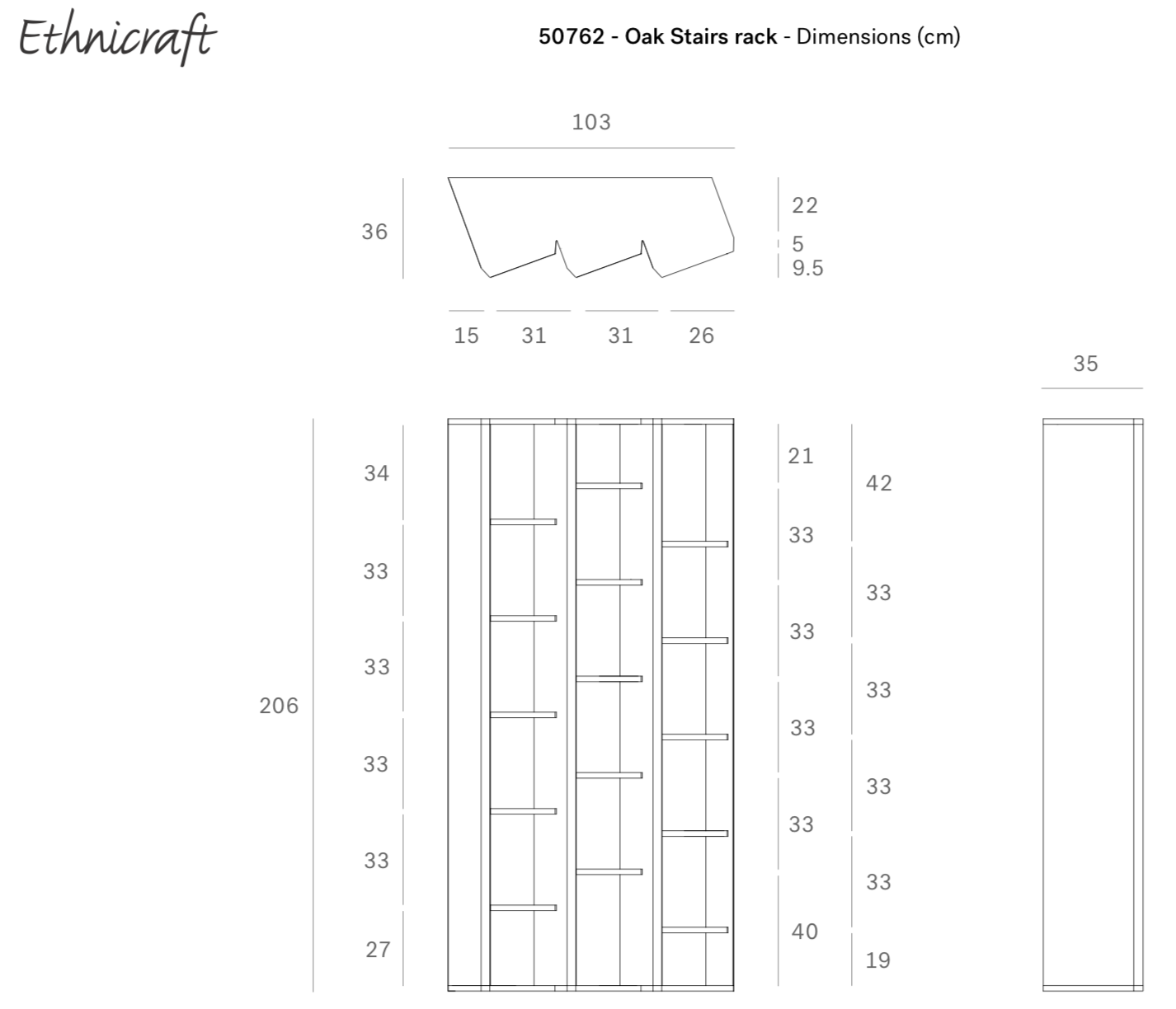 Ethnicraft Open Kast Stairs