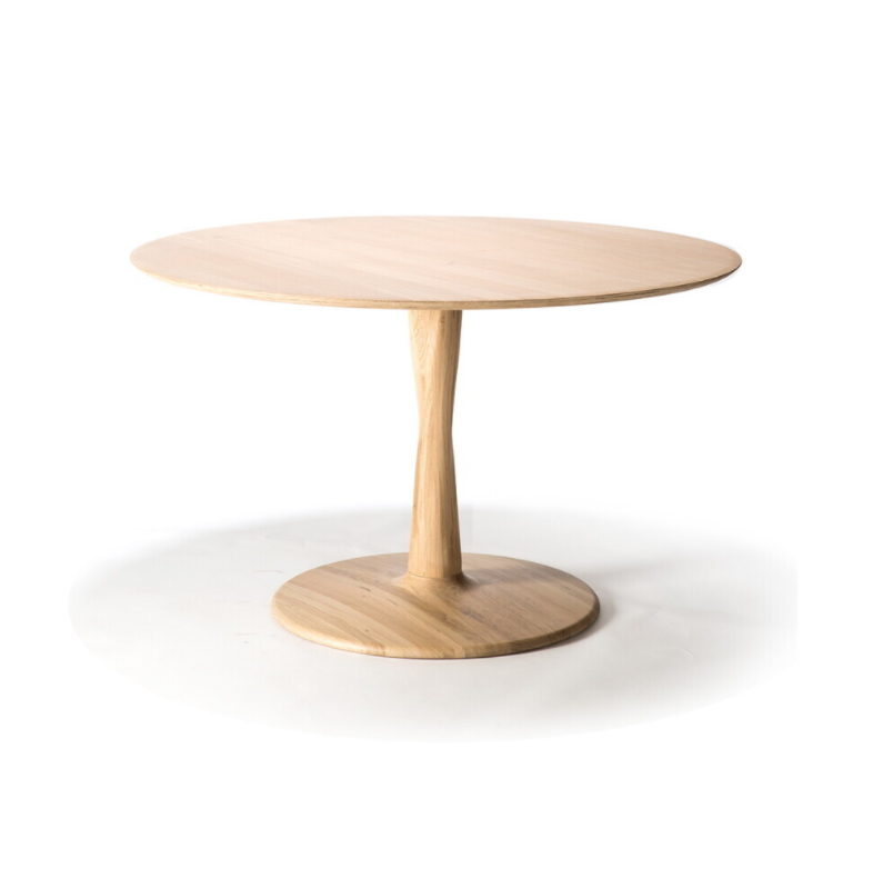 Ethnicraft Eettafel Torsion rond