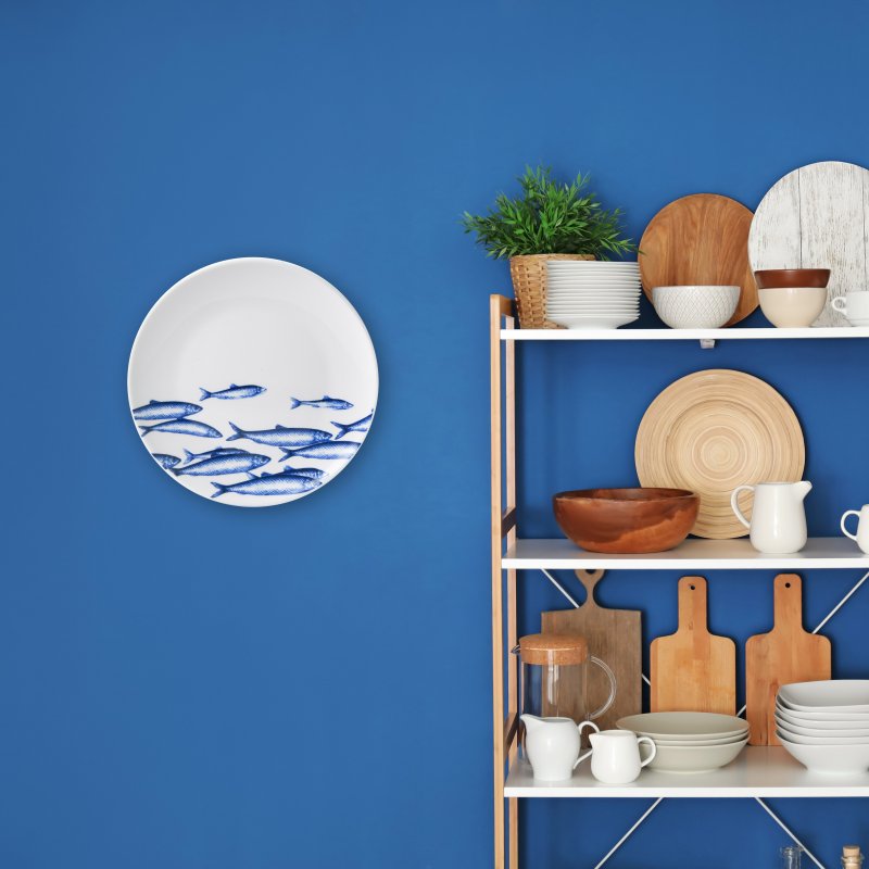 Heinen Delfts Blauw Vissen