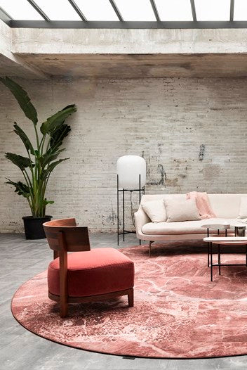 Tarkett vloerkleed Marmerlook rood