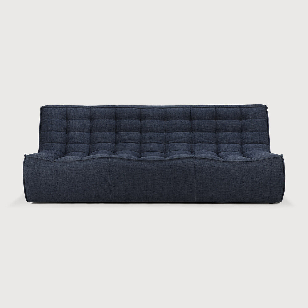 ethnicraft n701 bank 3-zits grafiet