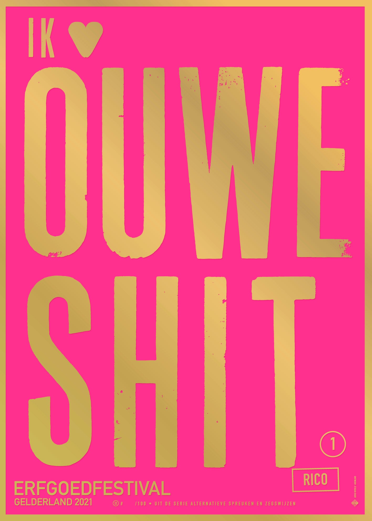 Studio Boot Ouwe Shit 2.0 poster.