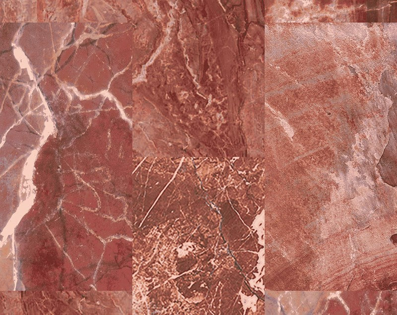 Tarkett vloerkleed Marmerlook rood