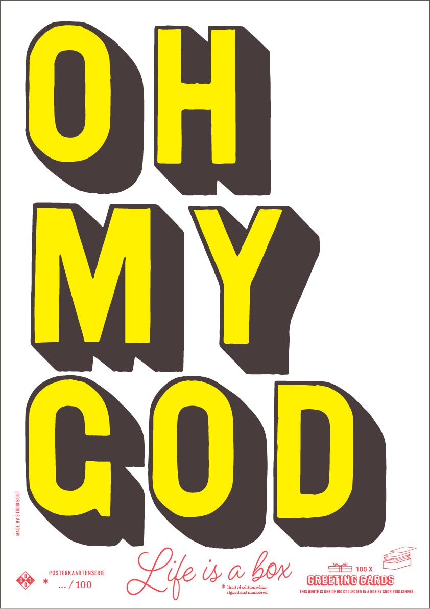 Studio Boot poster Oh My God.