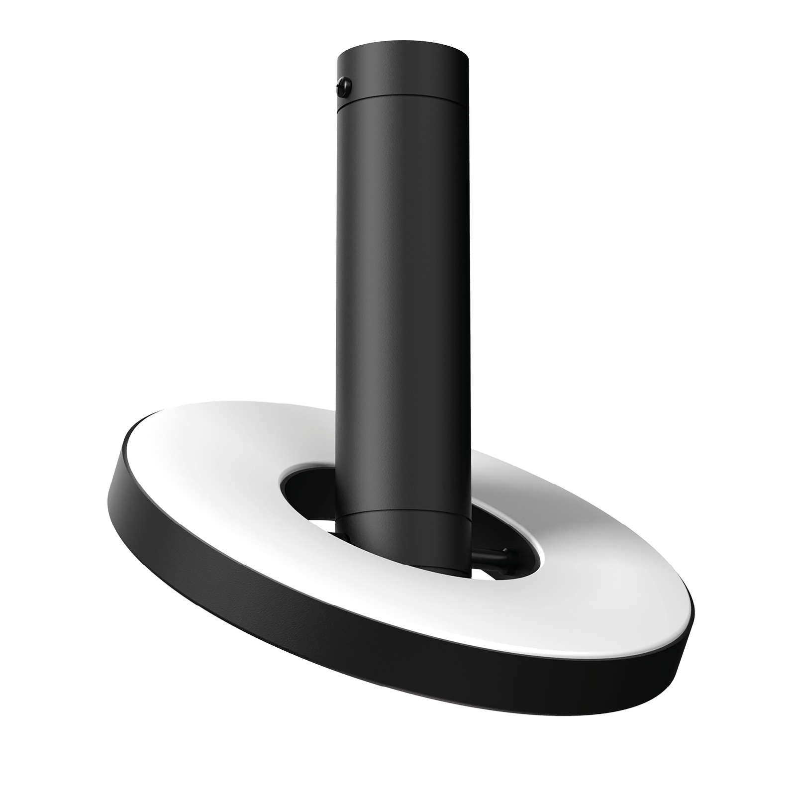 Schuine foto 2 van de Tonone Beads Direct plafond- en wandlamp inside in de kleur smokey black.