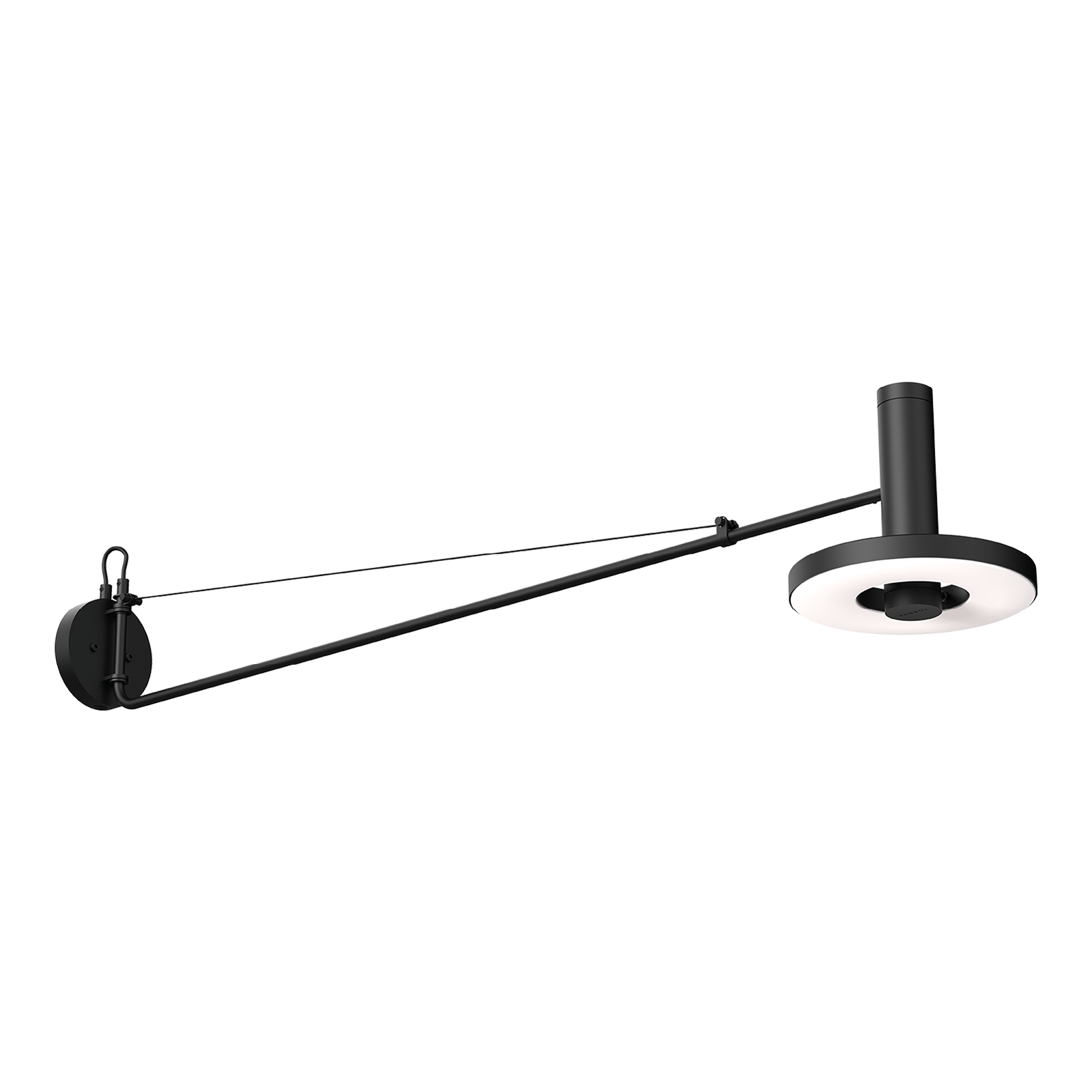 Tonone Beads Wall 120 wandlamp in de kleur smokey black.