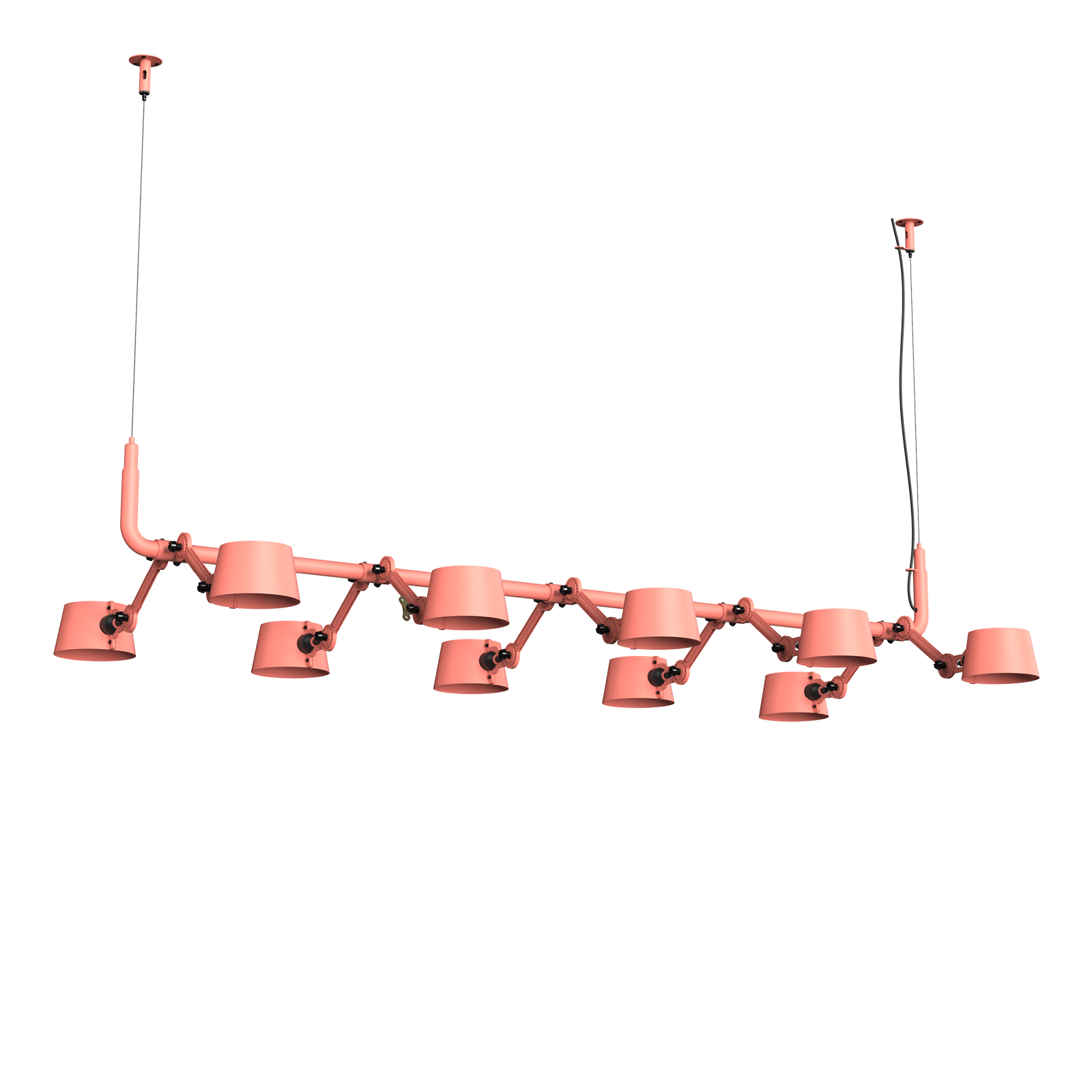 Tonone Bolt 10-Pack Pendant hanglamp in de kleur daybreak rose.