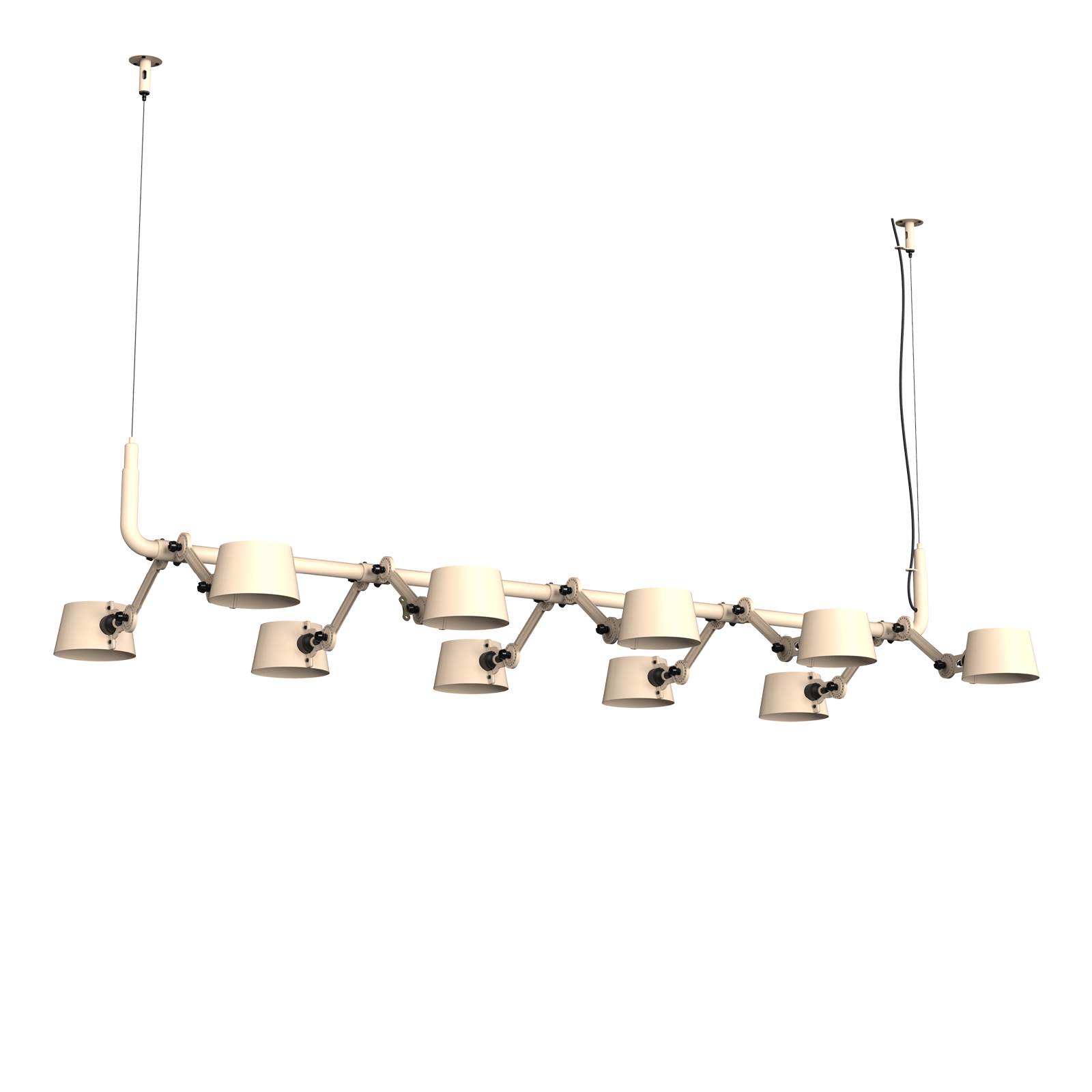 Tonone Bolt 10-Pack Pendant hanglamp in de kleur lightning white.