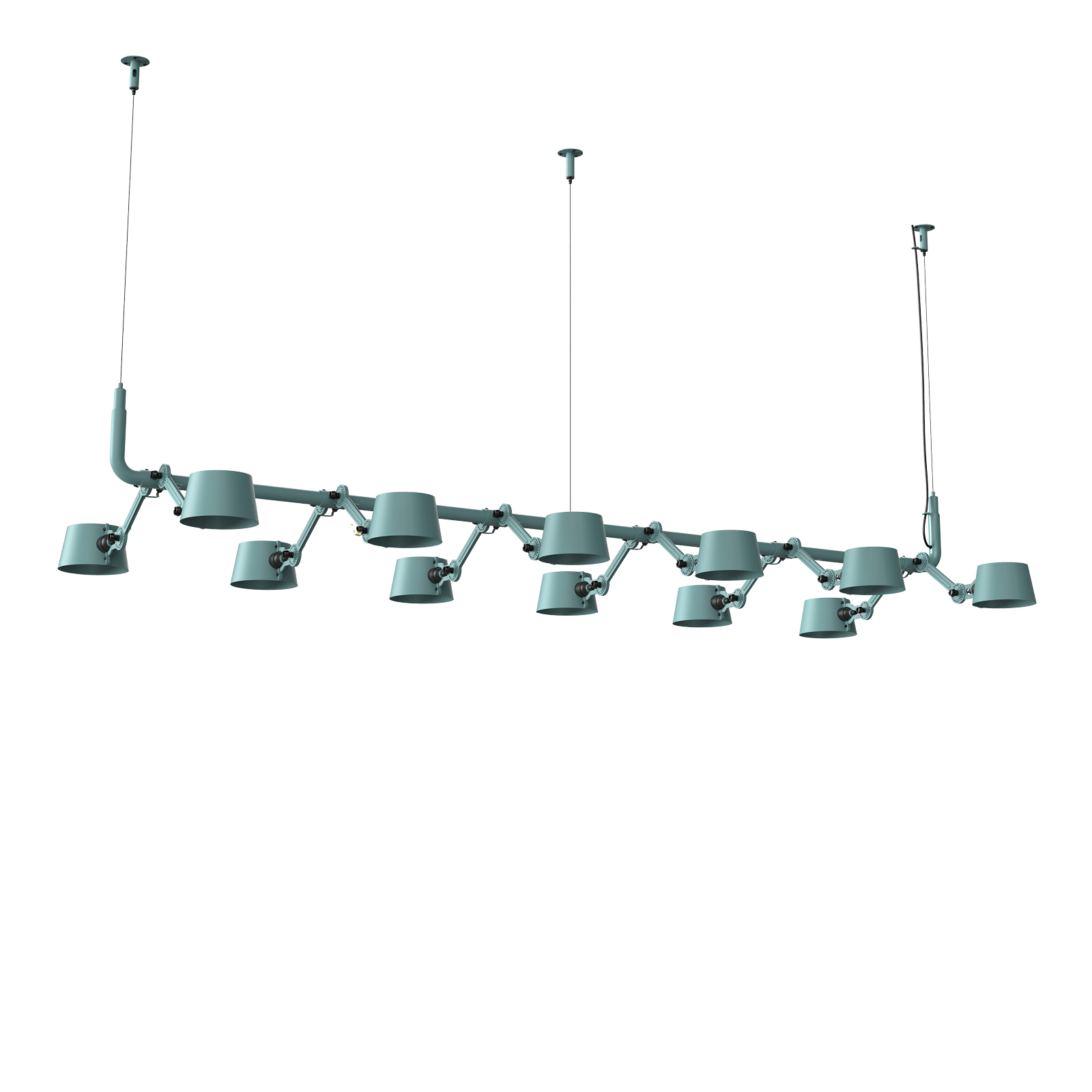Tonone Bolt 12-pack Pendant Hanglamp in de kleur Ice Blue.
