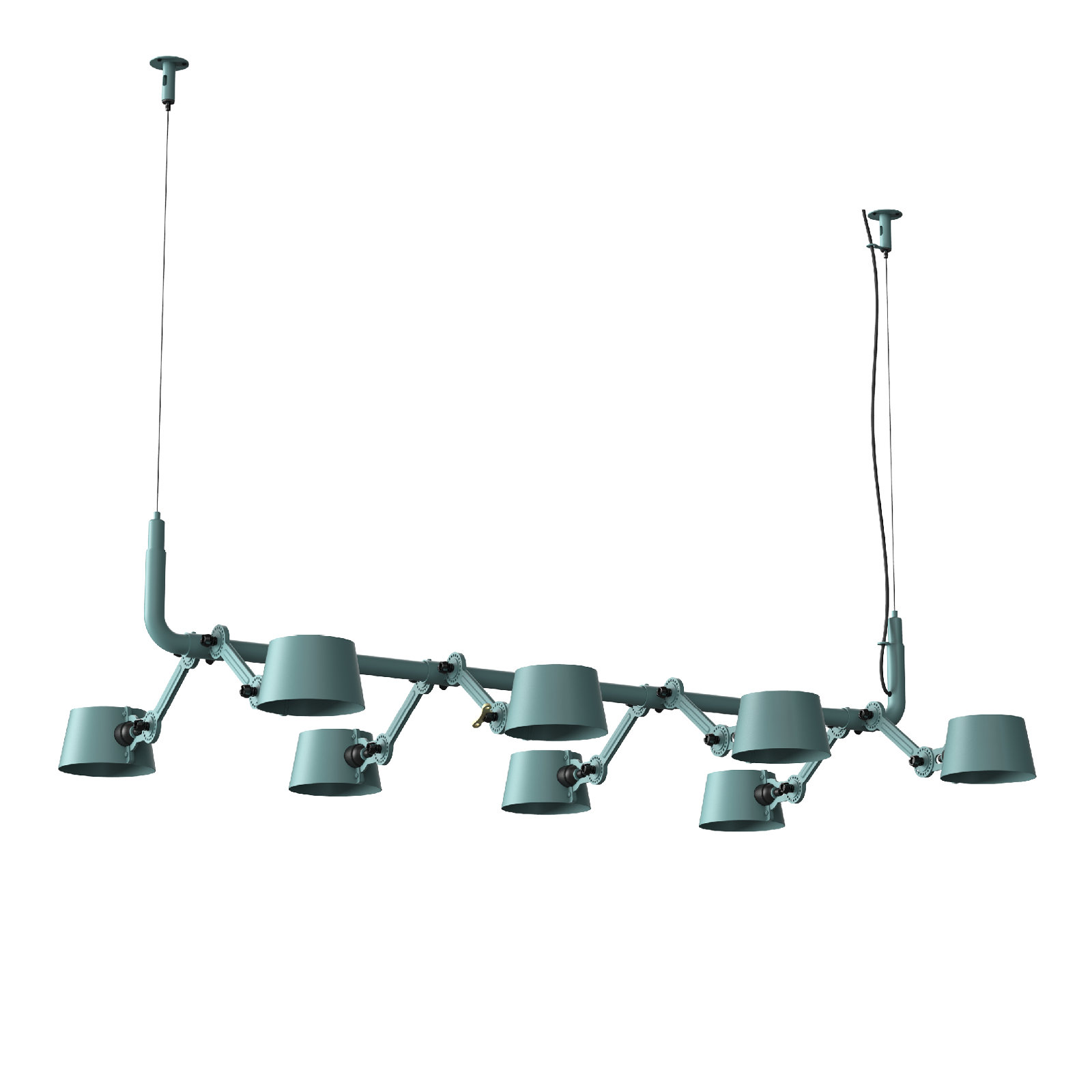 Tonone Bolt 8-pack Pendant hanglamp in de kleur Ice Blue.