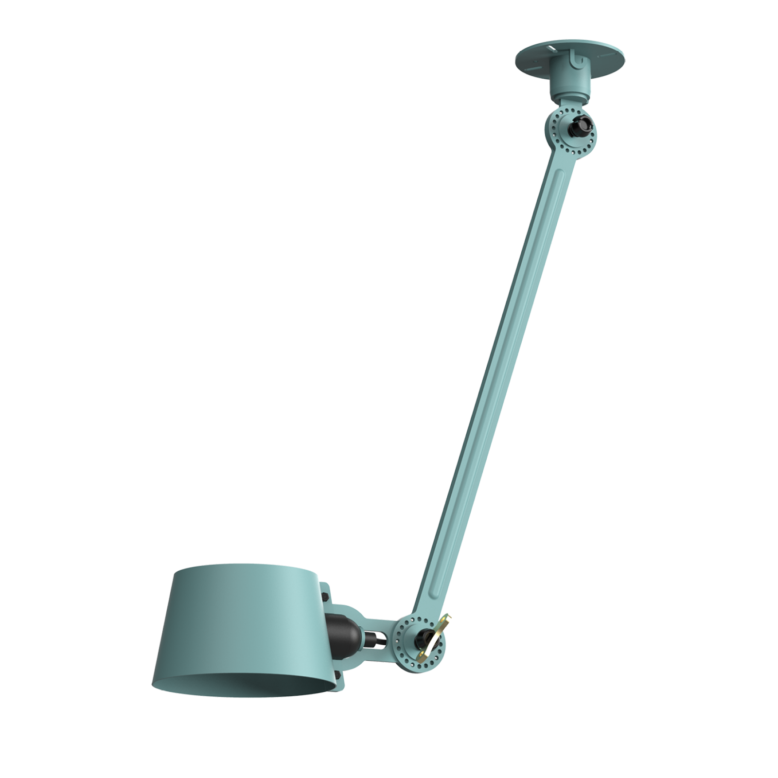 Tonone Bolt Ceiling 1 arm Sidefit plafondlamp in de kleur Ice Blue.